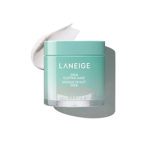 LANEIGE Cica Sleeping Mask: Korean Sensitive Skin Overnight Hydrating Balm Cream Face Mask with Centella Asiatica for Soothing Nourishment & Barrier Repair| Korean Skin Care - Elefair Tech Official Product View 1