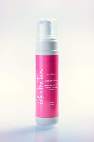 GlowPro Tans Professional Strength Tanning Mousse - 10% DHA - Spray Ta - View 1