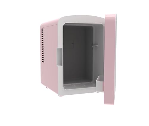 FRIGIDAIRE Mini Personal Fridge Cooler, LED Lighted Mirror, 6.5L - Product Imagery