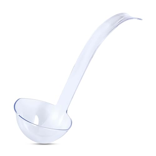 Clear Plastic Punch Ladle with Heavy Duty Construction, Perfect - Product Imagery