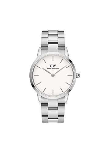 Daniel Wellington Iconic Link Watch, Rose Gold or Silver Link - Product Imagery