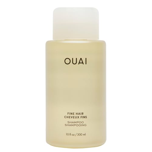 OUAI Fine Hair Shampoo - Biotin Thickening Shampoo for Thin Hair - Product Imagery
