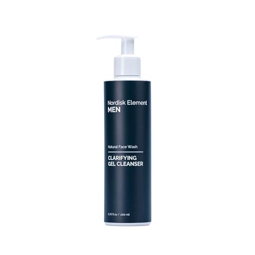 Men’s Face Wash – Clarifying Gel Cleanser with Plum Extract | - Product Imagery