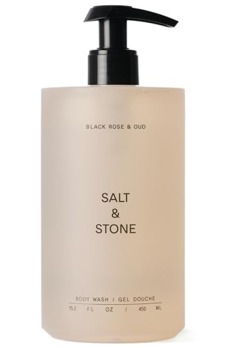 Salt Stone Body Wash for Women Men Black Rose Oud 15 2 fl oz - Salt & Stone Official Imagery - 1