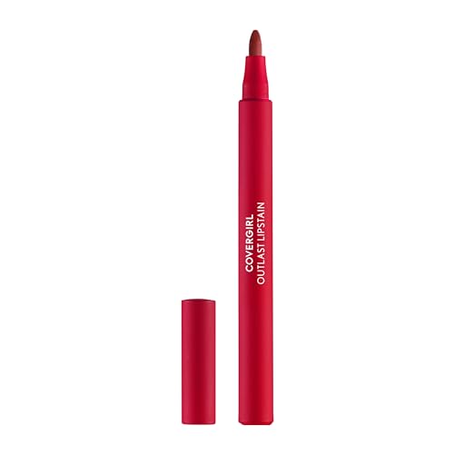 Covergirl Outlast Lipstain, 30 Iconic Ruby, Smooth Application...