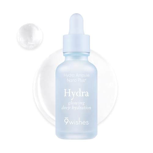 9wishes Hyaluronic Acid Serum, Korean Hydrating Face Serum for - Product Imagery