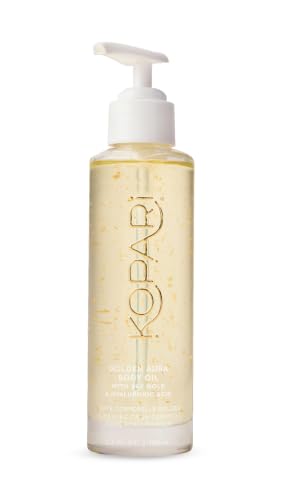 Kopari Golden Aura Body Oil with 24k Gold & Hyaluronic Acid - - Product Imagery