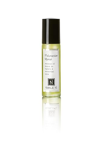 Nabila K Polynesian Monoi Tiare Roll-On Perfume Oil for Women | - Product Imagery