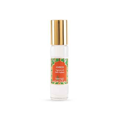 Nemat Amber Perfume Oil Roll-On for Women & Men, 10 ml - Product Imagery