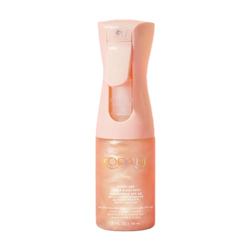 Kopari Rose Gold Sunglaze Sheer Body Mist Sunscreen SPF 42 - Kopari Official Imagery - 1
