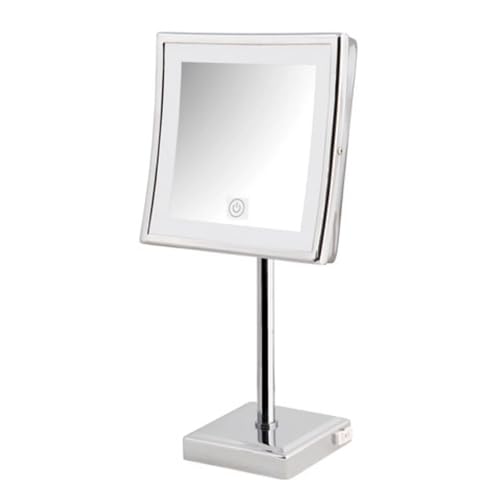 JERDON Lighted Makeup Mirror with 5X Magnification - JERDON Official Imagery - 1