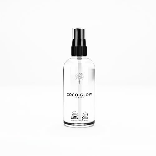 Coco Glow Elixir USDA Certified Organic Fractionated Coconut Oil - Product Imagery
