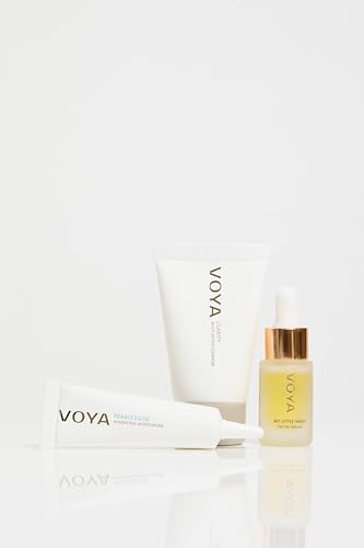 Face Discovery Set, Organic Skincare Gift Set with Cleanser, - Product Imagery