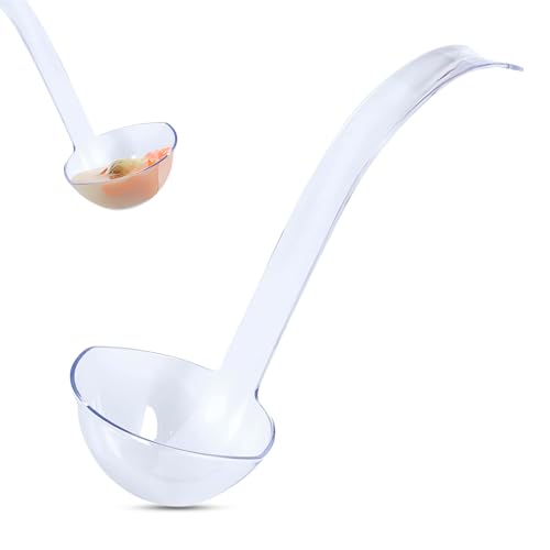 Clear Plastic Punch Ladle with Heavy Duty Construction, Perfect - Product Imagery