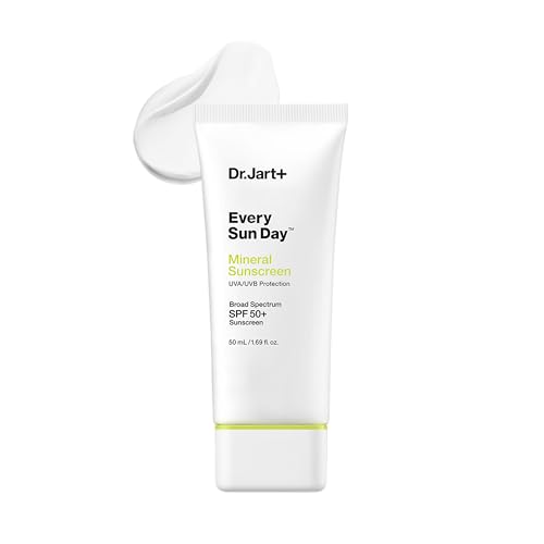 Dr.Jart+ Every Sun Day Mineral Korean Sunscreen SPF 50+ for Face with Zinc Oxide | Korean Skin Care | Travel Size, 1.69 