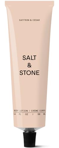 Salt Stone Body Lotion for Women Men Vegan Saffron Cedar 3 4 - Salt & Stone Official Imagery - 1