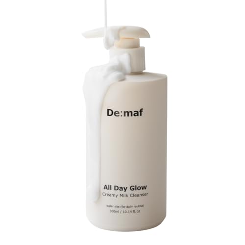 Demaf All Day Glow Milk Cleanser Face Wash for Sensitive - De:maf Official Imagery - 1