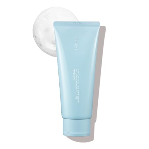 LANEIGE Water Bank Cleansing Foam: Hydrating Face Wash and - Product Imagery