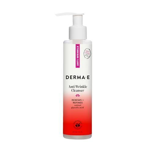 DERMA E Anti Wrinkle Cleanser for Nighttime with Glyolic - Derma E Official Imagery - 1