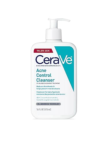 CeraVe Acne Control Cleanser, Face Wash with 2% Salicylic Acid - CeraVe Official Product View 1