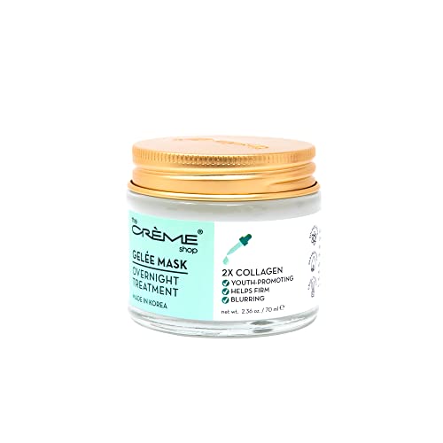 The Crème Shop Korean Skincare | Overnight Gel Mask for Moisturizing and Hydrating, Anti-Aging, Brightening, Relief facial skin care - 2.36 oz (Collagen) - The Crème Shop Official Product View 1