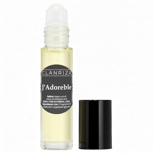 10ml Roll-On Glass Bottle J’Adoreble Fragrance Body Oil - Product Imagery