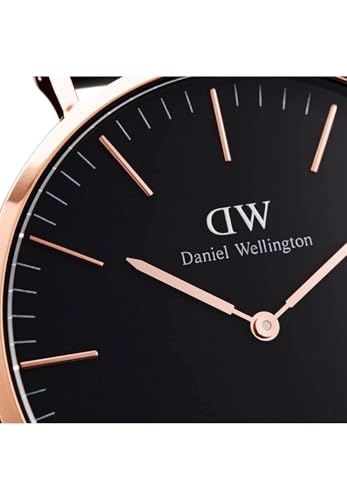 Daniel Wellington Classic Reading Watch, Italian Black Leather - Product Imagery