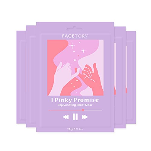 FACETORY I Pinky Promise, Korean Beetroot Face Mask, Radiant - Product Imagery