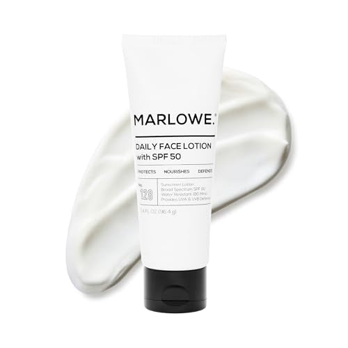 MARLOWE Face Moisturizer with SPF 50 Daily Sunscreen Lotion - MARLOWE. Official Imagery - 1