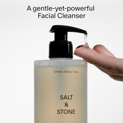 Salt & Stone Facial Cleanser, Gentle Face Wash for Women & Men - Product Imagery