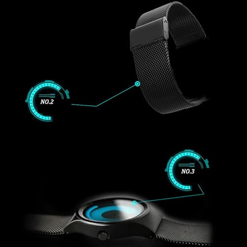 Unqiue Unisex Eddies Concept Aurora Watch Round Dial Analog - Product Imagery