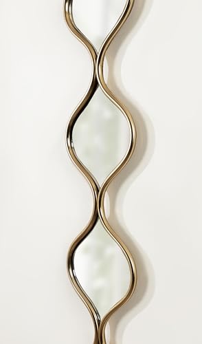 Kate and Laurel Loxi Slim Teardrop Panel Wall Mirror, 7 x 42, - Product Imagery