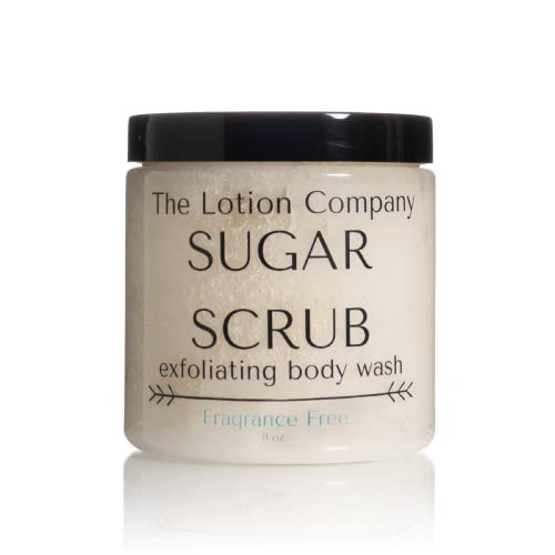 The Lotion Company Sugar Scrub – Fragrance Free Exfoliating Body Wash, - The Lotion Company Official Product View 1