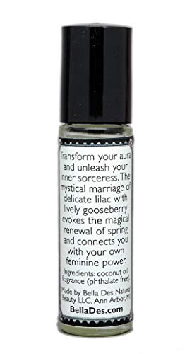 Lilac and Gooseberry Perfume Oil | .3 ounces Roll On Bottle | - Product Imagery