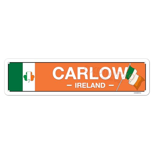 Irish Pub Decor - Carlow, Ireland, Flag, Clover, Gifts - Irish - Product Imagery