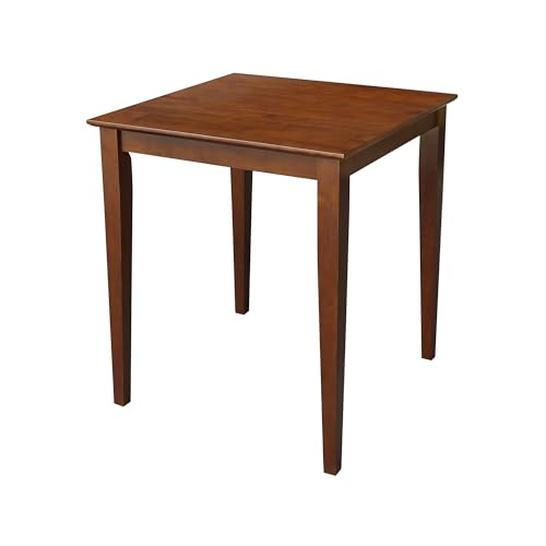 International Concepts Shaker Leg Table, Espresso - Product Imagery