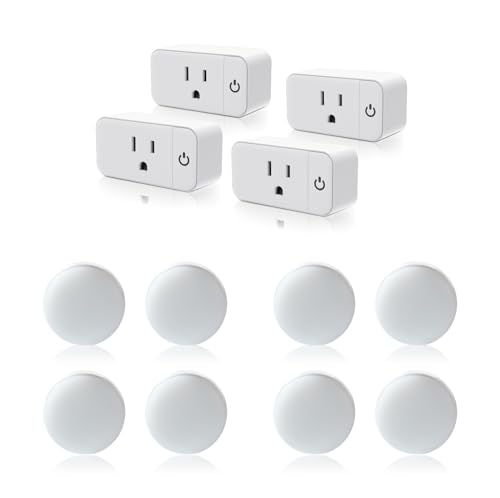 4pcs Smart Plug Mini Bundle with 8pcs 4Color Night Light - junlit Official Imagery - 1