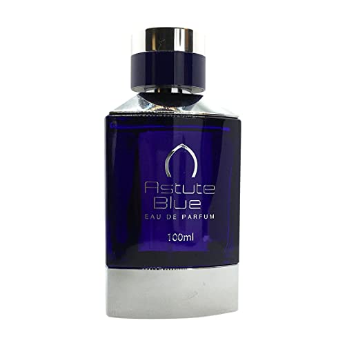 Astute Blue Eau de Parfum 3.4 oz - Spicy Woody Mens Cologne with - Product Imagery