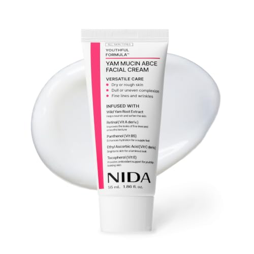 NIDA Youthful Formula™ Yam Mucin ABCE Facial Cream - Wild Yam Root Extract & - NIDA Official Product View 1