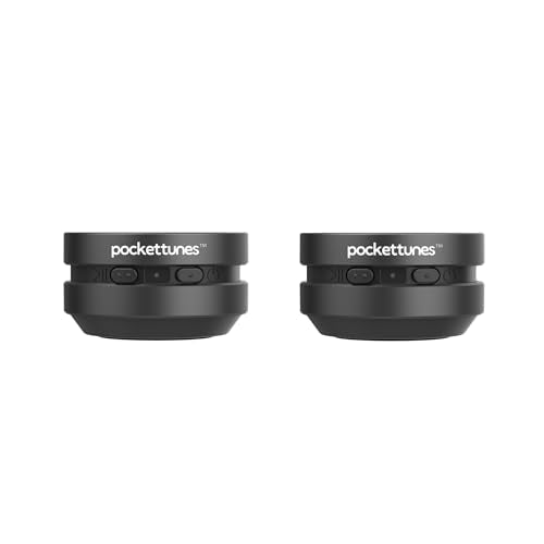 PocketTunes Bone‑Conduction Bluetooth Speakers – 2‑Pack Mini - Product Imagery