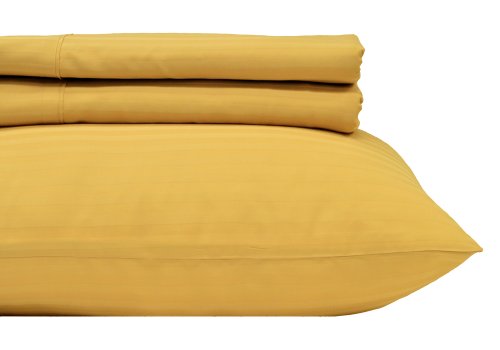 Royal Hotel Striped Gold 580-Thread-Count 4pc California-King - Product Imagery