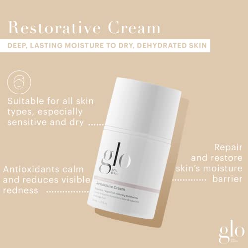 Glo Skin Beauty Restorative Cream Moisturizer, Dry Skin, 1.7 oz - Product Imagery