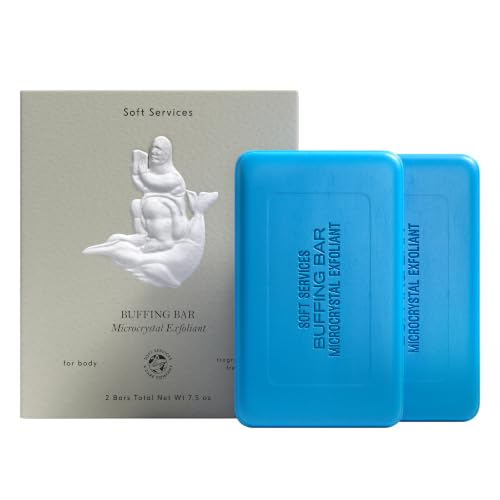Soft Services Buffing Bar In - Shower Body Exfoliating Scrub - Soft Services Official Product View 1