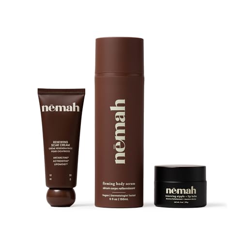 Postpartum Set, Scar Cream, Nipple Balm, Body Serum, 3 Step - Product Imagery