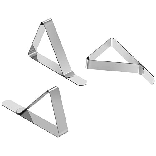 TriPole Tablecloth Clips 32 Pack Table Cloth Holder Clips for - Product Imagery