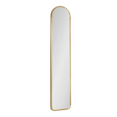 Kate and Laurel Caskill Slim Panel Wall Mirror; 8 x 38; Gold; - Product Imagery