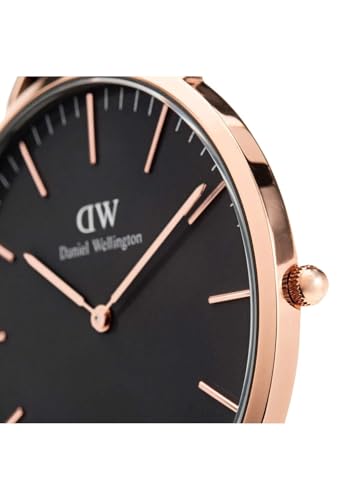 Daniel Wellington Classic Reading Watch, Italian Black Leather - Product Imagery