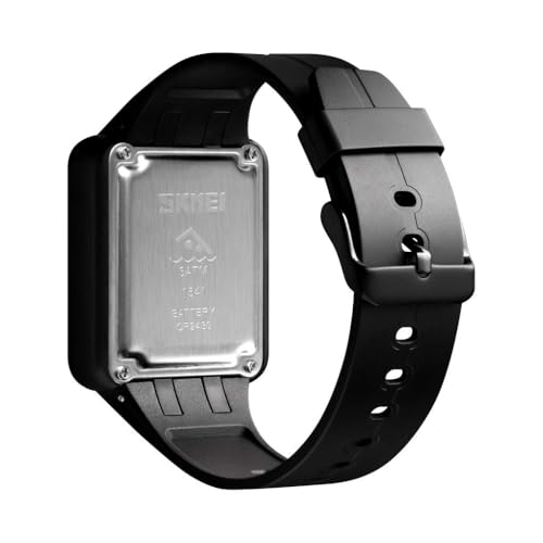 Gosasa Large Face LED Digital Watch Date Time 3Bar Waterproof - Product Imagery