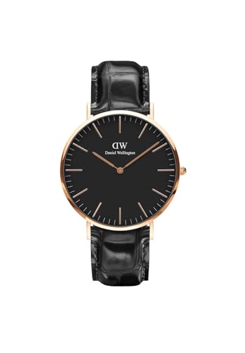 Daniel Wellington Classic Reading Watch, Italian Black Leather - Product Imagery
