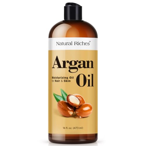 Natural Riches Moroccan Argan Oil 16 Fl Oz Deep Moisturizing Hair & Skin Oil - Natural Riches Official Product View 1